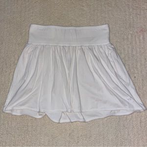 XS Vintage White Abercrombie & Fitch Mini Skirt